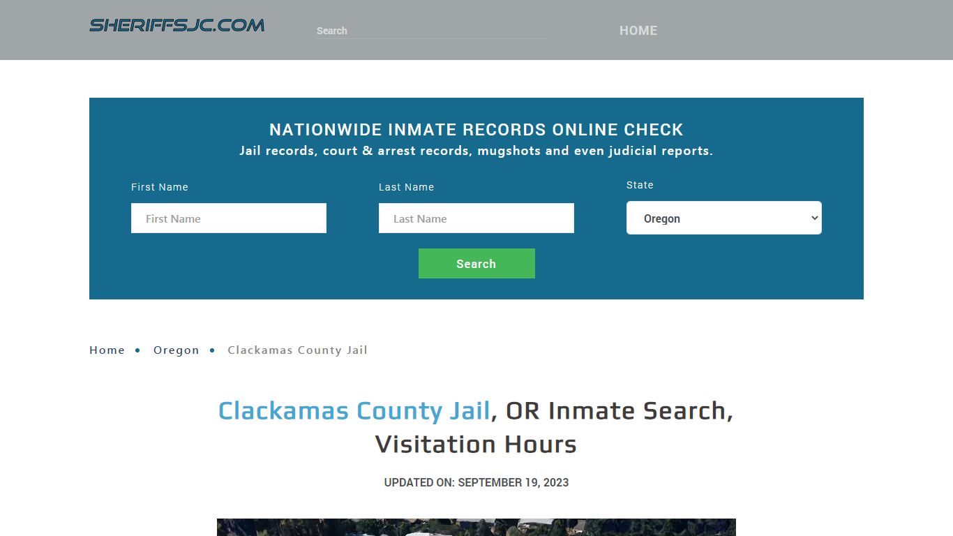 Clackamas County Jail, OR Inmate Search, Visitation Hours